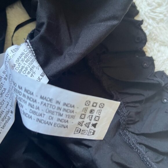 ZARA TOP WITH CUTWORK EMBROIDERY Size Small - Picture 8 of 8